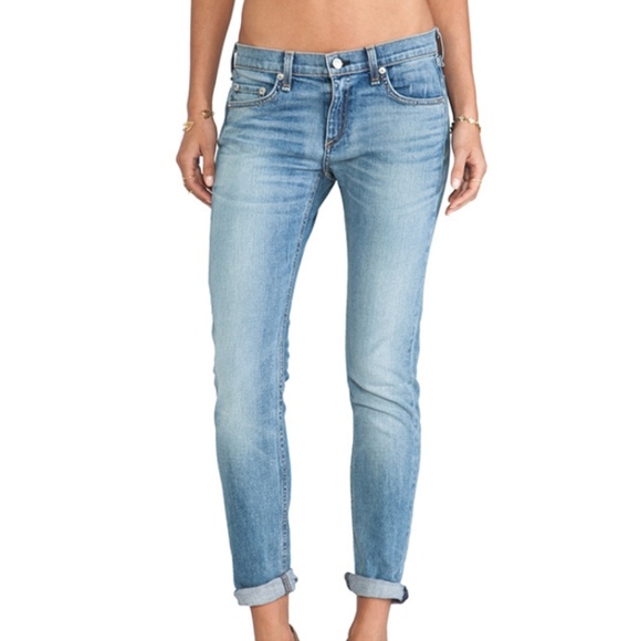 rag & bone The Dre Boyfriend Jean in Sunset - Picture 2 of 8